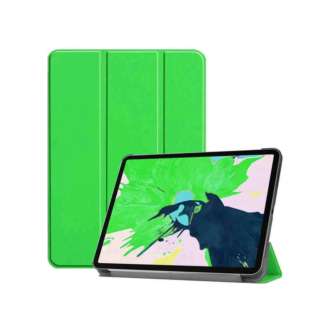 Apple Uyumlu   iPad  Pro 12.9 2020 Smart Cover Standlı 1-1 Tablet Kılıf Tablet Kılıfı