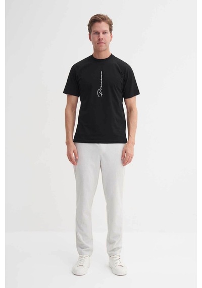 Cazador Regular Fit Siyah Erkek T-shirt 40910