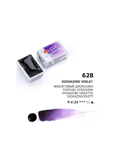 St. Petersburg White Nights Tam Tablet Sulu Boya 628 Dioxazine Violet Çok Renkli