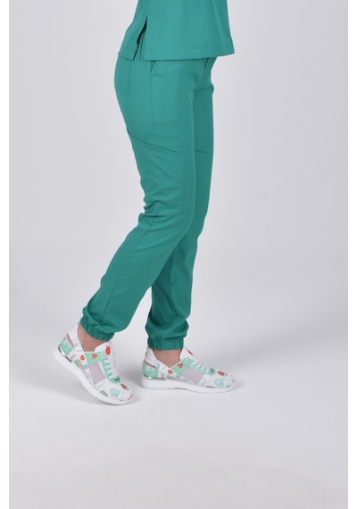 Ameliyathane Yeşili Likralı Jogger Alt Üst Takım