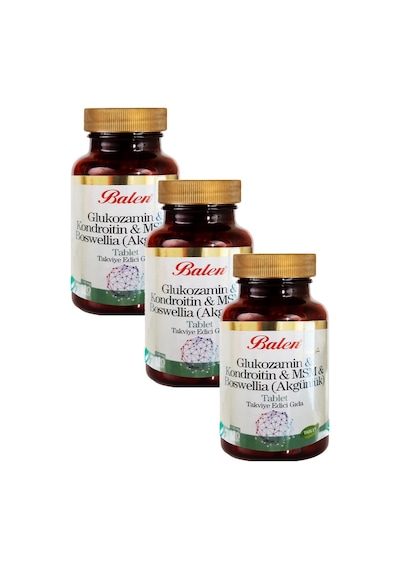 Balen Glukozamin Kondroitin Msm+Boswelia 1200 MG 120 Tablet 3 Adet