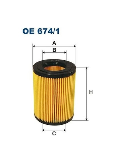 FILTRON OE674/1 Filtre Yag-(Hyundai: Accent 03-06 Admire/Getz 02-06 1.5 Crdi 3Cyl ) Kagit 2632027100 OE6741 (WA147357)