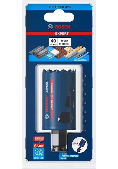 Bosch 40 Mm Expert Sert Malzemeler İçin Panç 2608900425