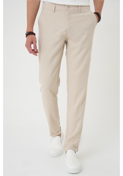 Efor Comfort Beli Lastikli Rayon Karışımlı Krem Jogger Pantolon P 1194 Krem Efor Comfort Beli Lastikli Rayon Karışımlı Krem Jogger Pantolon P 1194 Krem