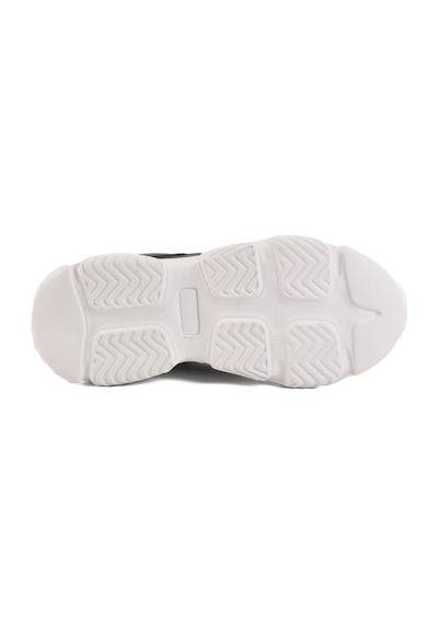 Siyah Beyaz Bağcıklı Kadın Sneaker Drk171 G Siyah-beyaz