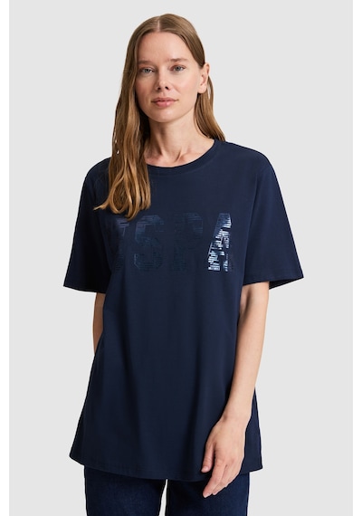 U.s. Polo Assn. Kadın Lacivert Tişört Basic 50321690-vr033