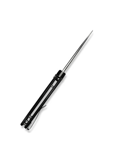 Civivi Button Lock Kitefin Black Aluminum Handle Satin Finished 14c28n Blade Kamp Çakı Siyah