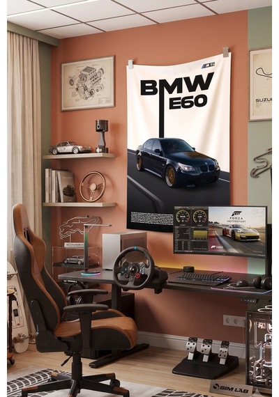 Bmw E60 M5 Dekoratif Duvar Örtüsü Duvar Halısı Reaste