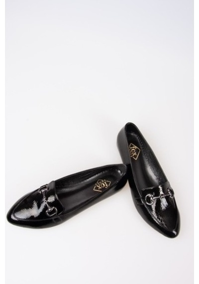 Fox Shoes Siyah Kadın Babet G290010008 Siyah