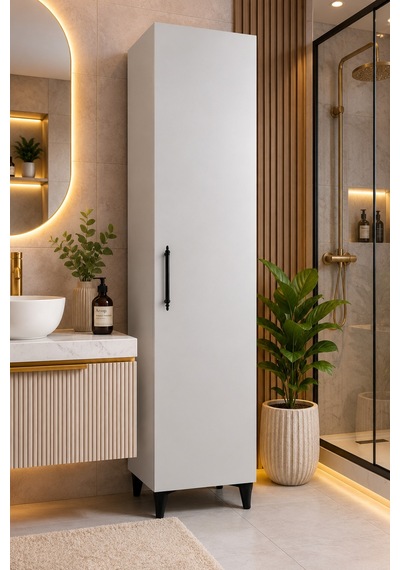 Tek Kapak 6 Raf Ayarlanabilir Raflı Çok Amaçlı Dolap & Elbise, Mutfak, Banyo Çok Amaçlı Dolap Beyaz Beyaz Tek Kapak 6 Raf Ayarlanabilir Raflı Çok Amaçlı Dolap & Elbise, Mutfak, Banyo Çok Amaçlı Dolap Beyaz Beyaz