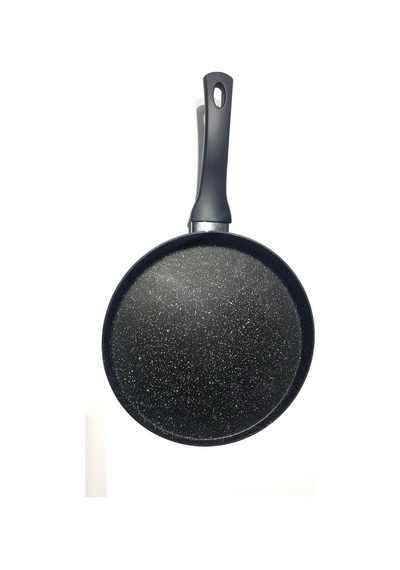 Krep Tavası Granit Ezme Mat Siyah 28 Cm Diğer