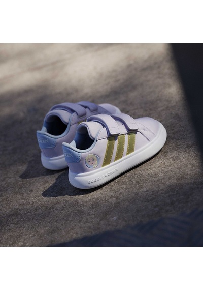 Adidas Frozen Elsa Grand Court 3.0 Çocuk Pembe Sneaker Ayakkabı Jq4356 Pembe