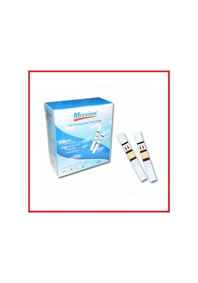 Acon Mission Hb Hemoglobin Ölçüm Çubuğu 50 Adet