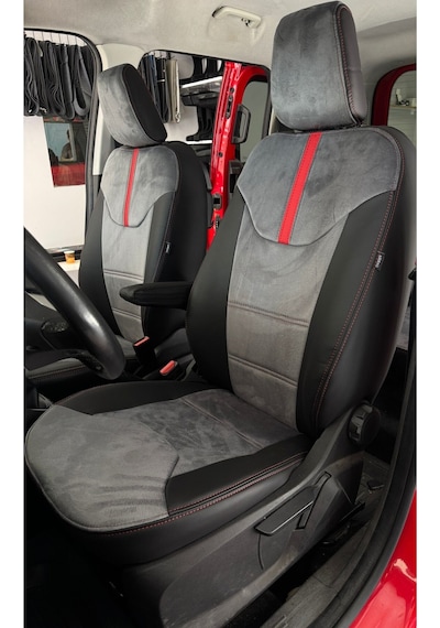 Ford Tourneo Courier Arka Oturma 2+1 Arka Tümsekli Model-oto Koltuk Kılıfı
