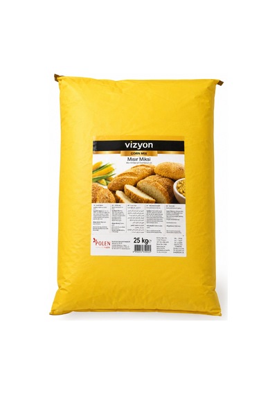 Vizyon Mısır Ekmek Miksi 25 Kg Profesyonel Ekmek Karışımı