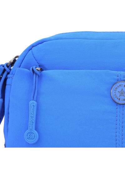 Smart Bags Mikro Poly Kumaş Mini Boy Postacı Kadın Çantası 3339 Mavi