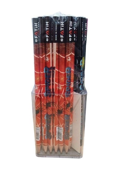 Fatih Kurşun Kalem Spider - 72'li Paket Çok Renkli