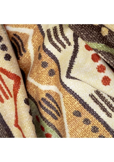 Latuda Concept Softmicro Boho Etnik Desenli Mikrofiber Koltuk Örtüsü Ve Tv Battaniyesi, Koltuk Şalı, Kaymaz 130x180 Diğer