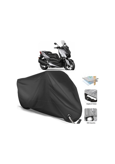 Daelim S3 Advance 250 Motor Branda (Bağlantı, Kilit Uyumlu)-Siyah (457266335)