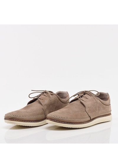 Moda Ayakkabı 5420 Erkek Deri Casual Günlük Ayakkabı Vizon