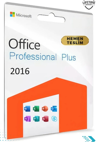 Office 2016 Pro 1 Cihaz Kalıcı Lisans Windows