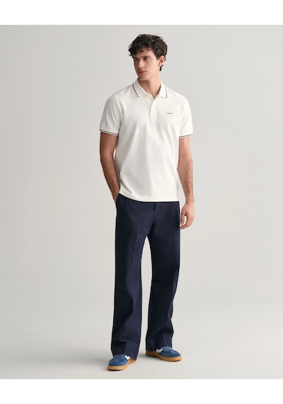 Gant Erkek Pike Polo T-shirt Regular Fit Beyaz