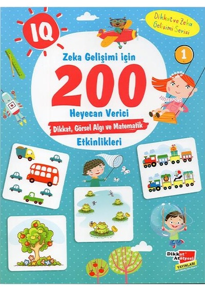 3-6 Yaş Iq Zeka Gelişimi için 200 Heyecan Verici Etkinlik - 5 Kit