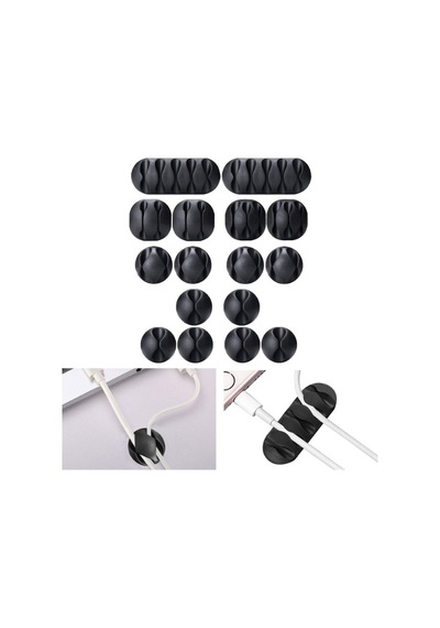 Mucit Home 16 Parça Çok Amaçlı Kablo Düzenleyeci Kablo Kanalı Güçlü Yapışkanlı Organizer