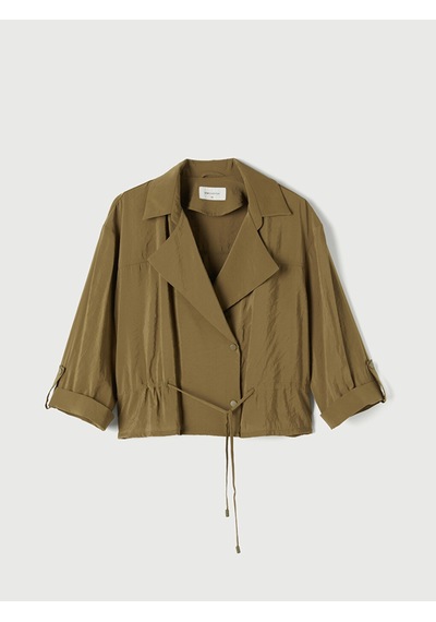 Lcw Everyday Haki Oversize Modal Karışımlı Kadın Ceket