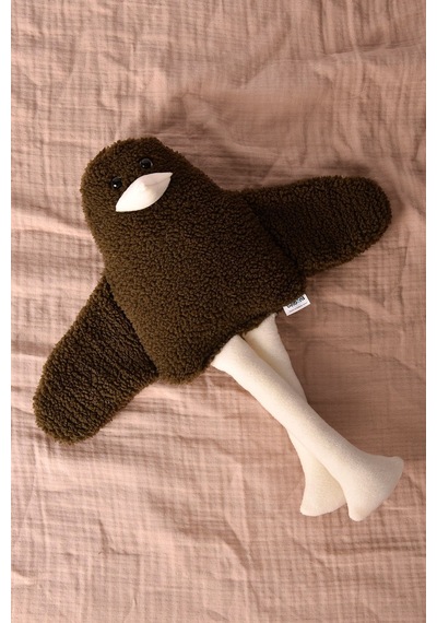 Sevimli Peluş Çocuk Uyku Arkadaşım - 50 Cm Çocuk Bebek Oyun Uyku Arkadaşı Duffy Ördek Yastık Yeşil