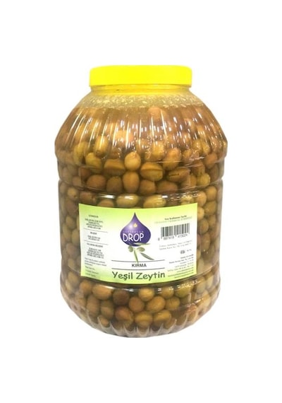 Drop Edremit Kırma Yeşil Zeytin Pet 3500 G