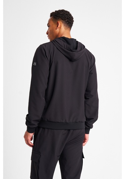 Lescon Erkek Fermuarlı Kapüşonlu Sweatshirt 25n-1102 Siyah
