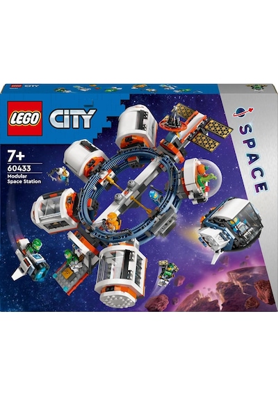 LEGO® City Modüler Uzay İstasyonu 60433 7+ Yaratıcı Oyuncak Yapım Seti - 1097 Parça