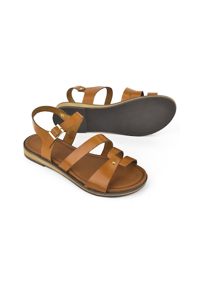 Ziya, Kadın Hakiki Deri Sandalet 1511010z4012 Taba 1511010z4012 320 Taba