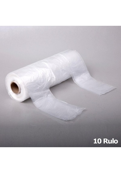 Şeffaf Market Rulo Torba Poşet Hışır Atlet Poşet Büyük Boy 10 x 200'lü