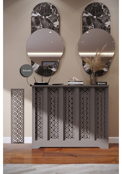 Dekoratif Petek Dolabı Kalorifer Peteği Kapatma Ünitesi Modern Tasarım İç Ölçü 96 Cm Dış Ölçü 100 Cm Petek 96 Antrasit D4 Dekoratif Petek Dolabı Kalorifer Peteği Kapatma Ünitesi Modern Tasarım İç Ölçü 96 Cm Dış Ölçü 100 Cm Petek 96 Antrasit D4
