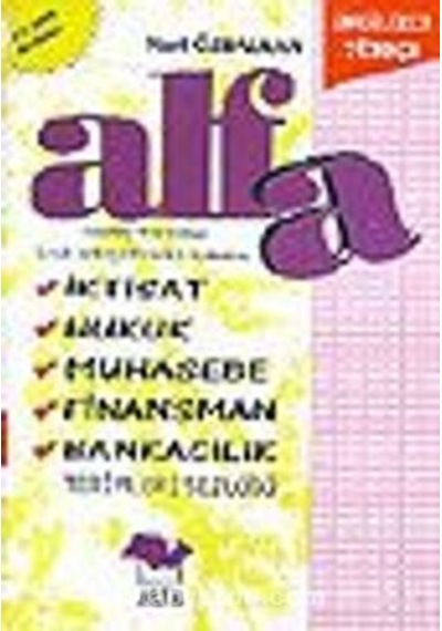 Alfa Ingilizce-Türkçe Iktisat. Hukuk. Ticaret. Terimleri Sözlüğü