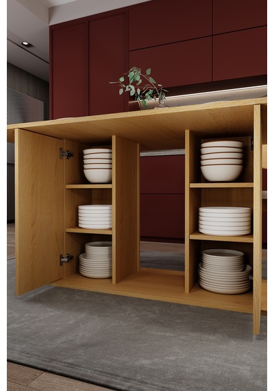 Modern Dolaplı 6 Kişilik Mutfak Yemek Masası %100 Mdf Mutfak Yemek Odası Masası Ym06 Karına Modern Dolaplı 6 Kişilik Mutfak Yemek Masası %100 Mdf Mutfak Yemek Odası Masası Ym06 Karına