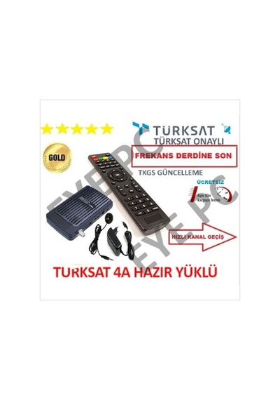 Mini Hd Hdmi Uydu Hazır Yüklü Kanallar Otomatik Güncellemeli