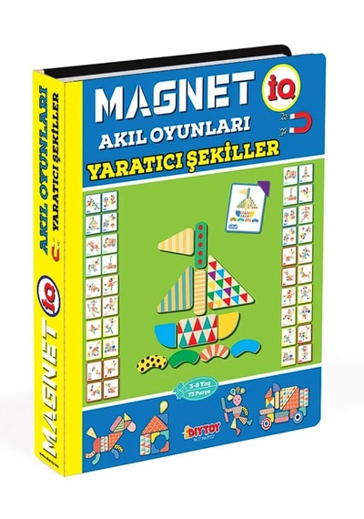 Dıytoy Magnet Akıl Oyunları - Yaratıcı Şekiller / 3-8 Yaş