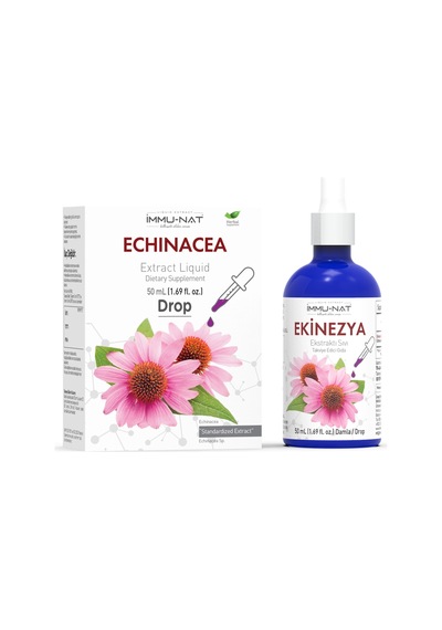Ekinezya Bitkisel Sıvı Ektraktı 50 Ml Damla - Bitkisel Takviye Edici Gıda