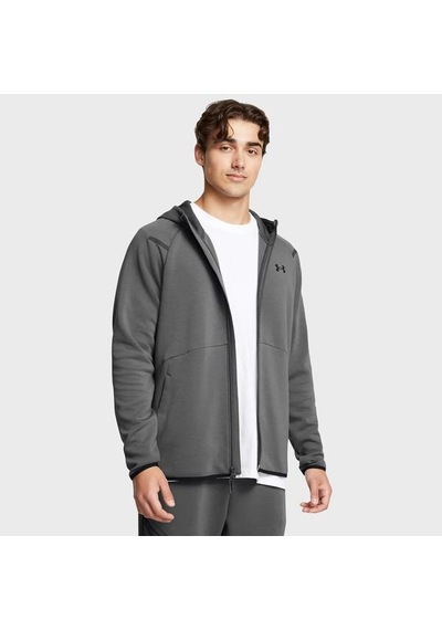 Under Armour Unstoppable Fleece Erkek Gri Polo Yaka Tişört