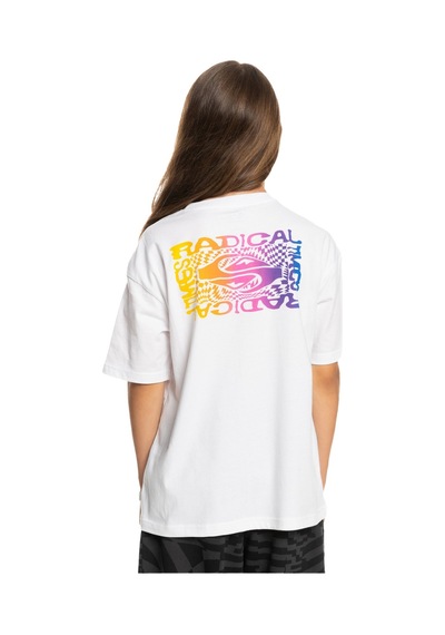 Quiksilver Radical Flag Erkek Çocuk Tişört Beyaz