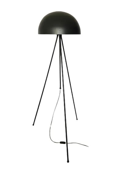 Rsylight Retro Metal Dekoratif Siyah 3 Ayaklı Köşe Lambası Lambader