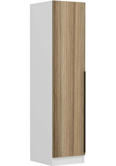 Minar Kale 1 Kapaklı Dolap Beyaz - Dore Plus 210cm Çok Renkli