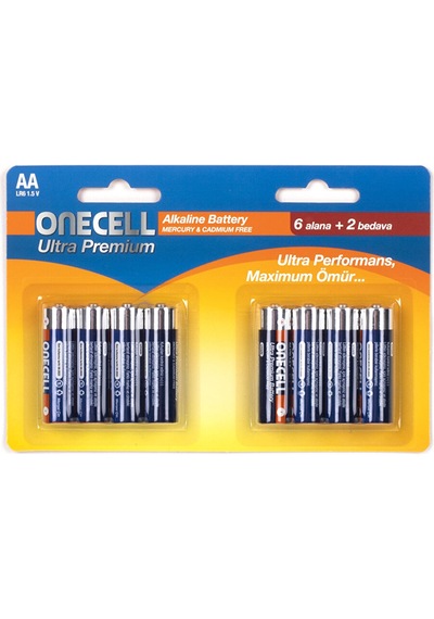 Ultra Premium Alkalin Aa Boy Pil 8li 3 Adet