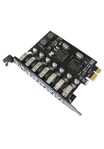 7 Port Usb 3.0 Pci-e Express Kart Hub Çoklayıcı Çoğaltıcı
