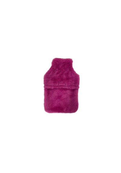Kalpli Sıcak Su Torbası Peluş Pembe 750 ML
