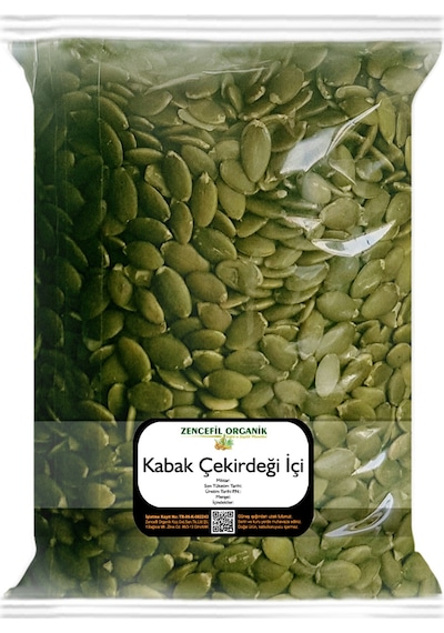 Zencefil Organik Çiğ Kabak Çekirdeği İçi 1 KG