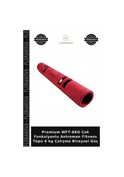 Premium Wft-6kg Çok Fonksiyonlu Antreman Fitness Tüpü 6 Kg Çalışma Bireysel Güç Çok Renkli